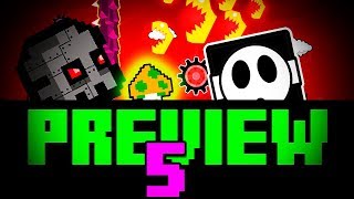 PRESS START FULL VERSION PREVIEW 5 GEOMETRY DASH 22 BETA [upl. by Bertasi]