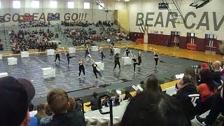 Newsome high school winterguard at FFCC premiere 12724 [upl. by Goulette]