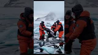 Saving the Stranded Orca An Arctic Rescue Mission shorts animals rescue orca [upl. by Peregrine]