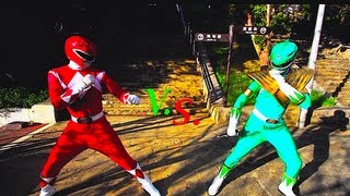 GREEN RANGER VS RED RANGER [upl. by Swartz]