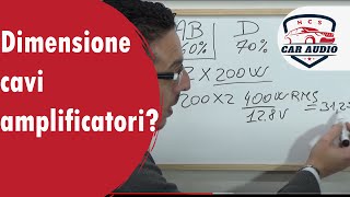 Tutorial sui Cavi per amplificatore auto quali scegliere [upl. by Ekud]