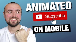 How To Add a Subscribe Button To Your Video iPhone and Android [upl. by Gunter992]