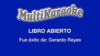 Libro Abierto  Multikaraoke  Fue Éxito de Gerardo Reyes [upl. by Hoon]