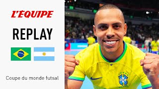 Coupe du monde Futsal 2024  Le replay intégral de BrésilArgentine [upl. by Jadwiga76]