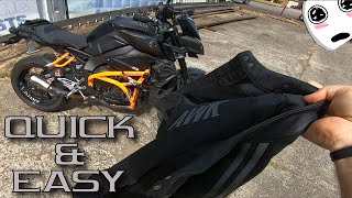 Best way to lock your Jacket to your bike [upl. by Aicilav]