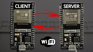 ESP32 ClientServer WiFi Communication Between Two Boards ESP8266 Compatible [upl. by Adnulahs193]