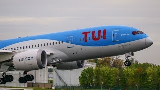 TUI Belgium Boeing 7878 Dreamliner takeoff from Brussels Airport BRU [upl. by Figueroa]