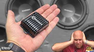 Tiny Car Audio Amp Tested Taramps DS160x2 Amp Dyno [upl. by Arty]