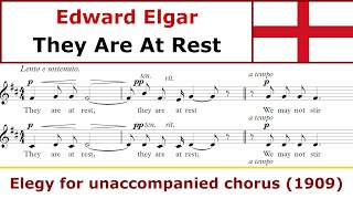 Edward Elgar  They Are At Rest Tenebrae [upl. by Llecram763]