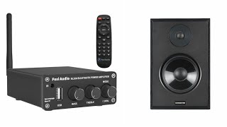 Fosi Audio BL20A Bluetooth Digital Audio Amplifier and Sonodyne Sonus 3260 Bookshelves Audio Test [upl. by Idham]