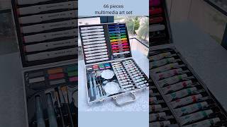 66 Pieces Premium Drawing Set art unboxing review [upl. by Viafore]