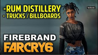 Firebrand Attack Marquessa Rum Distillery and Destroy Marias Trucks amp Billboards  FAR CRY 6 [upl. by Constance]