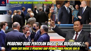 PRABOWO Buat pentolan BARAT tak BERGEMING bravo  PRABOWO siap Perangi para Pencuri SDA RI [upl. by Nurse]