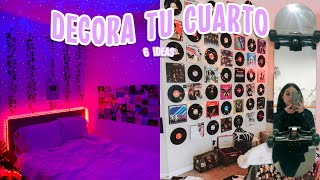 TRANSFORMA TU HABITACION 6 IDEAS PARA DECORAR TU CUARTO AESTHETIC PARTE 2  Tutoriales Belen [upl. by Duile836]