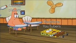 Mojang Updating Redstone Portrayed by Spongebob [upl. by Bainter613]