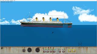 floating sandbox sinking RMS Titanic sink like Britannic [upl. by Akinirt612]