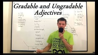 GRADABLE AND NON GRADABLE ADJECTIVES [upl. by Ashelman88]