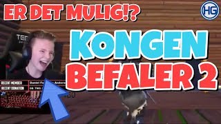 KONGEN BEFALER ER SÅ GØY😂🤣 5K seere på stream 2 [upl. by Clawson]