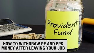 How to withdraw PF and EPS money after leaving your job [upl. by Teerpnam]