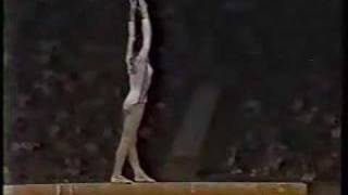 Nadia Comaneci  1980 Olympics EF  Balance Beam [upl. by Shu708]