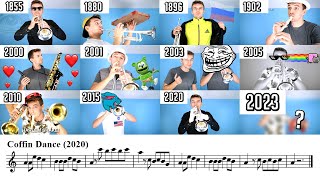 Evolution of Meme Songs 15002023 BUT Its with Sheet Music  Notes [upl. by Hgielrac]