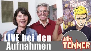 Jan Tenner  LIVE bei den Aufnahmen zur NEUEN Hörspielserie 2019 mit Lutz Riedel amp Marianne Groß [upl. by Ynoble]