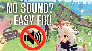 Genshin Impact No Sound Mobile Genshin Player Easy Fix [upl. by Eba]