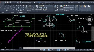 Annotation Styles in AutoCADmodify UNITS TEXTS DIMENSIONS LEADER LINES CENTERS [upl. by Steck]