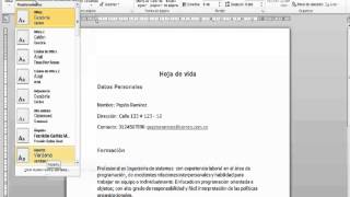 Como Dar Formato a Un documento  Word [upl. by Pfosi49]