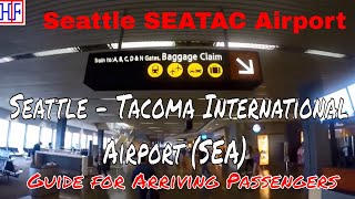 Seattle Tacoma International Airport SEA–Arrivals and Ground Transportation GuideSEATAC Airport [upl. by Arze167]