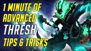 1 MINUTE OF ADVANCED THRESH TIPS amp TRICKS Season 11 Guide [upl. by Ahkos116]