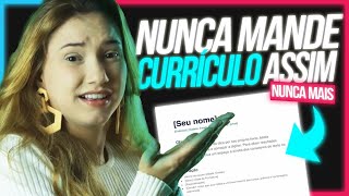 CURRÍCULO POR EMAIL  Como mandar seu CV de Estágio para as empresas [upl. by Aisan]