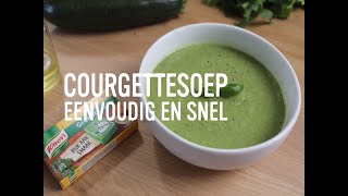 Knorr Recepten  Courgettesoep [upl. by Htebyram]