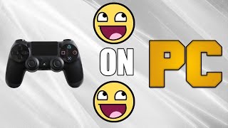 How To Use PS4 Controller on PC SIMPLE WAY FAST EASY [upl. by Revlis]