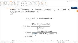 adiabatic flame temperature [upl. by Linis]