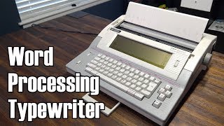 The Weird TypewriterComputer Hybrid Smith Corona PWP3200 [upl. by Etnoid622]