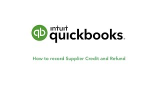 How to Record Supplier Credit amp Refund in QuickBooks Online  South Africa [upl. by Niwroc]