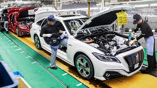 Inside Japanese Mega Factory Producing the Luxurious Toyota Crown [upl. by Hauger742]