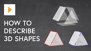 How To Describe 3D Shapes [upl. by Publias]