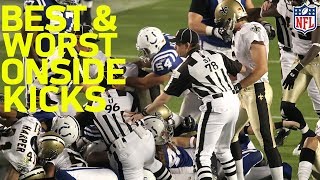 Best and Worst Onside Kicks since 2008  NFL Highlights [upl. by Ennairej]