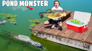 FISHING In ALLIGATOR INFESTED WATER… what can i catch [upl. by Nautna90]