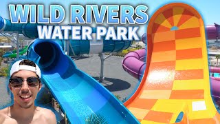 2023 FULL Tour of Wild Rivers Water Park in Irvine CA Our FIRST VISIT amp ALL Attractions [upl. by Eirrej326]