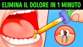 10 modi per eliminare il mal di denti in un minuto [upl. by Eglanteen]