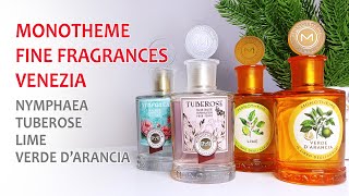 🌿 Огляд парфумів Monotheme Fine Fragrances Venezia 🩷 Nymphaea 🩷 Tuberose 💚 Lime 💚 Verde d’Arancia [upl. by Agace]