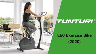 Tunturi Performance E60 Exercise Bike EN  Tunturi Fitness [upl. by Toile]