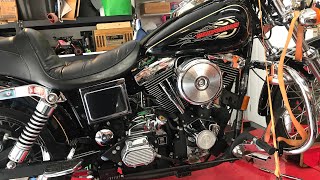 ‘98 Fxdwg carburetor and intake [upl. by Ayitahs]