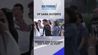 VP Sara binisita si OVP chief of staff Atty Zuleika Lopez na nakadetain sa Kamara  Balitanghali [upl. by Nera]