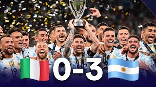 Italy vs Argentina 03  Finalissima 2022  MATCH REVIEW [upl. by Reinal402]