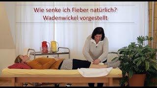 Fieber natürlich senken  Wadenwickel [upl. by Ikkim]