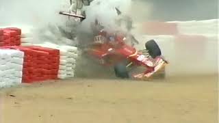 Jacques Villeneuves Crash At The 1998 Belgium Grand Prix Qualifying [upl. by Ganiats]